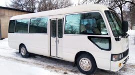 Toyota Coaster Аренда автобусов Алматы