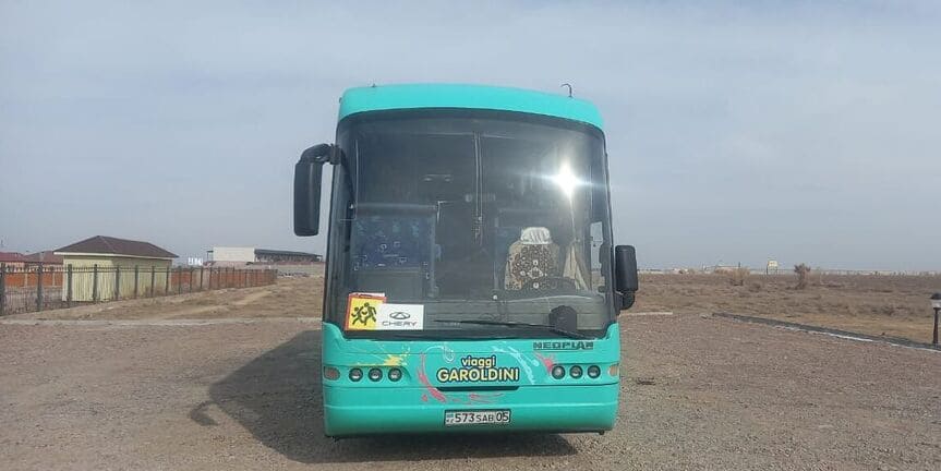 Neoplan 316 green 💎 Аренда автобусов Алматы