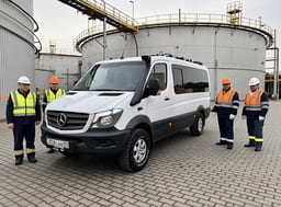 Mercedes Sprinter 4x4 на предприятии