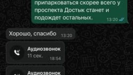 Скрин WhatsApp отзывы клиентов